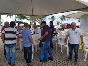 Policiais civis fazem ato público por reajuste salarial no Alagoas Previdência