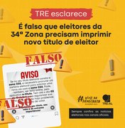 TRE esclarece: eleitores de Junqueiro e Teotônio Vilela não precisam imprimir novo título