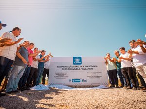 Governador Paulo Dantas inaugura obra de R$ 20 milhões no município de Teotonio Vilela