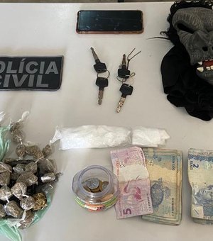 Operação da Polícia Civil prende acusado de tráfico de drogas no Sertão alagoano