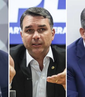 Palanque de Flávio Bolsonaro em Alagoas deve ter apenas candidatos ao Senado