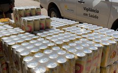 Em operação, Promotoria de Igreja Nova flagra centenas de bebidas alcoólicas com prazo de validade vencido