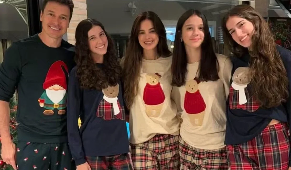 Filhas de Rodrigo Faro fazem aniversário juntas, mas não são gêmeas