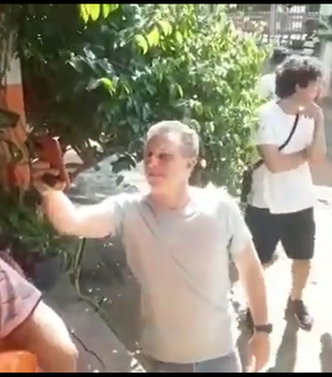 [Vídeo] Luciano Huck é visto gravando no Sertão alagoano