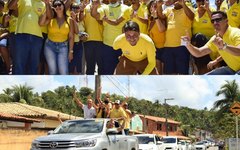 Júnior Loureiro faz carreata histórica em Japaratinga
