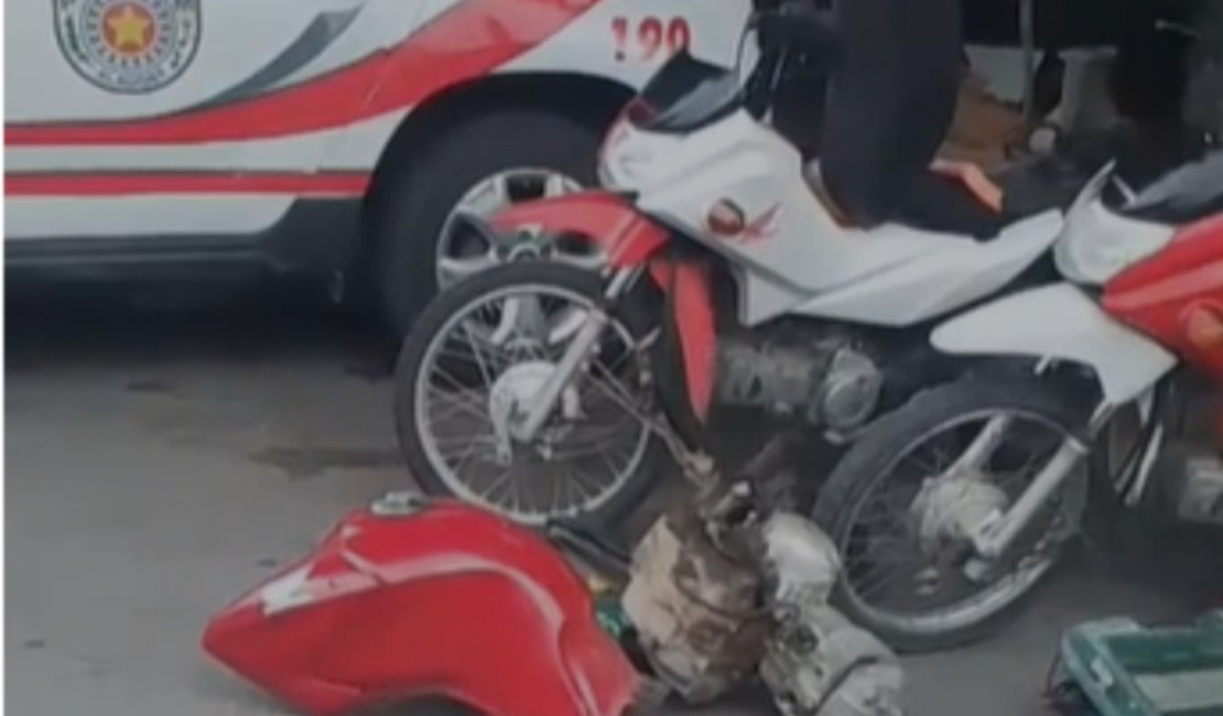 Polícia encontra desmanche de motos roubadas no bairro Feitosa, em Maceió