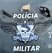 PM/AL apreende armas, drogas e recupera celular em Arapiraca neste fim de semana