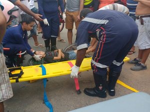 Criança é atropelada na AL-110 ao atravessar pista de bicicleta