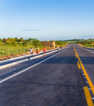 Anel Viário Sebastião Gomes Barros é inaugurado durante programação animada em Girau do Ponciano