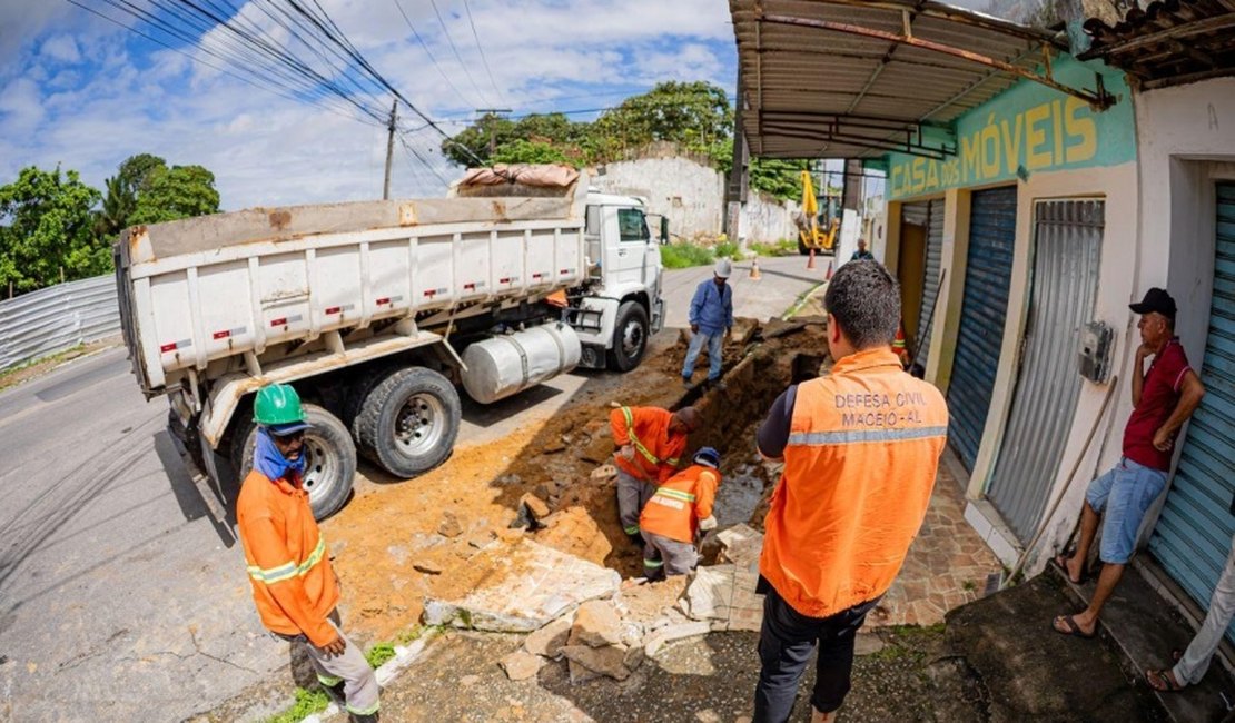 Afundamento de solo na Vila Saem foi causado por ligação clandestina, diz prefeitura