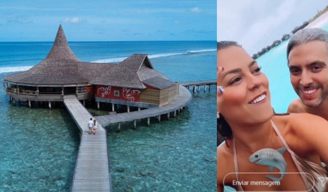 Isabella Cecchi curte as Maldivas em hotel com diárias de até R$ 6,7 mil