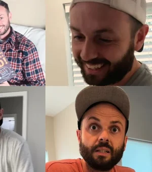 Vídeo viral mostra reação de pai ao descobrir quatro gravidezes