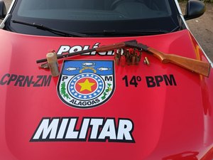 Homem é detido por posse ilegal de arma de fogo no município de Jundiá