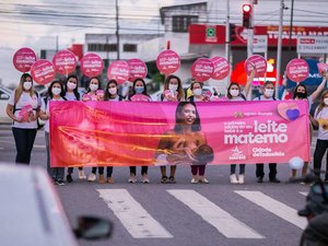 Prefeitura realiza ações de incentivo ao aleitamento materno em Maceió