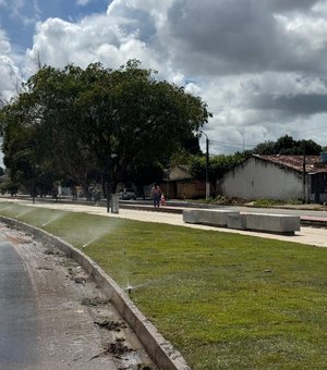 Arapiraca implanta projeto de irrigação inteligente na Ciclovia do Trabalhador