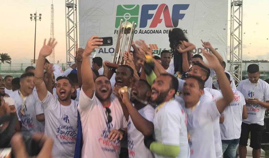 Jacyobá perde para o Sete por 1x0, mas fica com o título da 2ª divisão do Alagoano