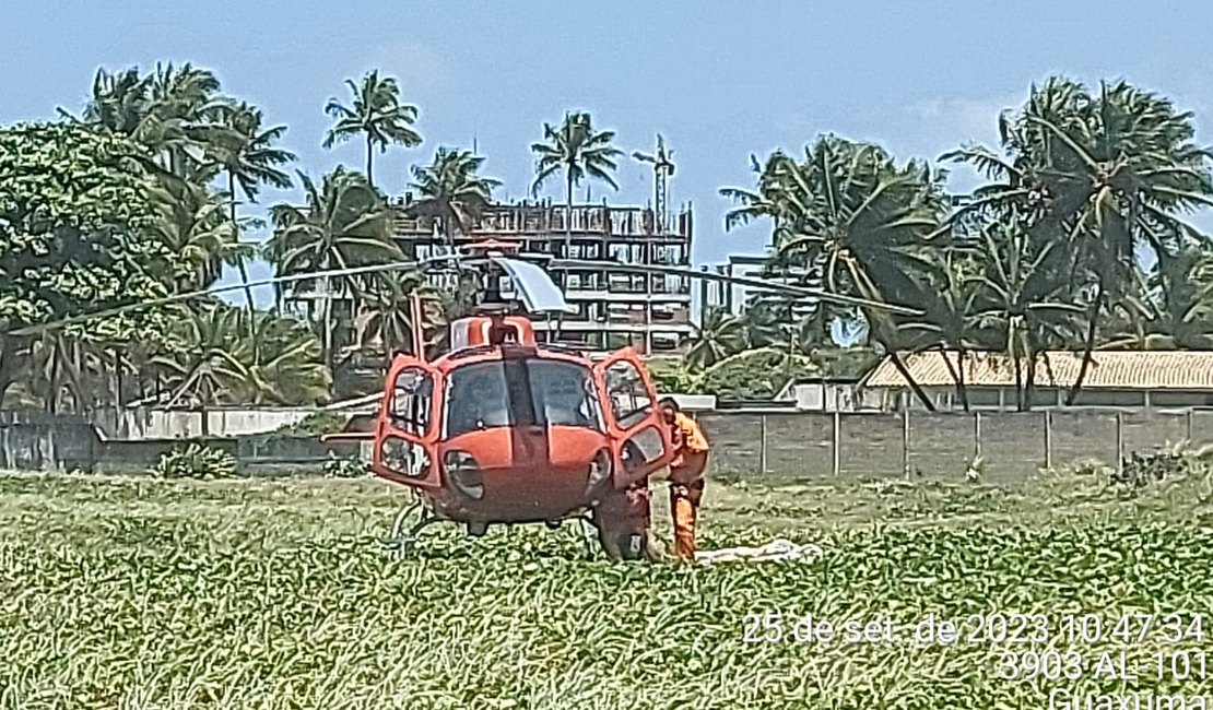 Adolescente de 12 anos se afoga e é resgatado na Praia de Guaxuma