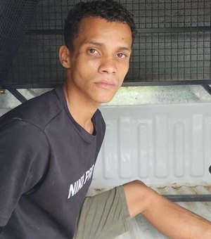 Polícia prende jovem suspeito de arrombar lojas em Palmeira dos Índios