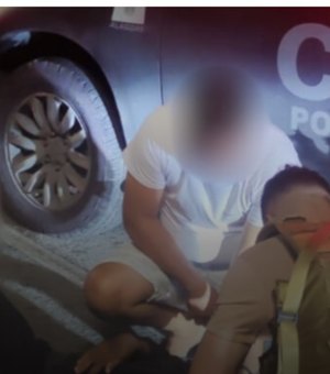Vítima de colisão entre carro e moto é socorrida pela PC na Cidade Universitária
