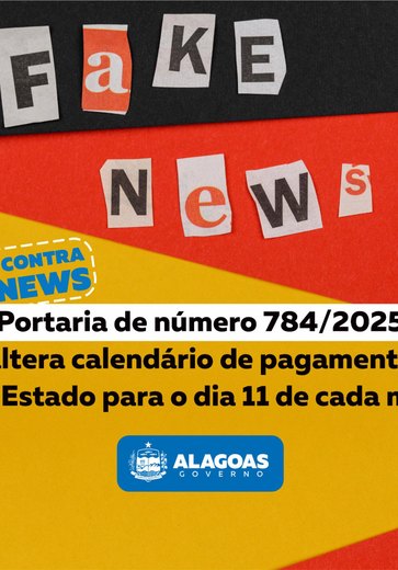É falsa a informação de mudança no calendário de pagamento dos servidores públicos estaduais