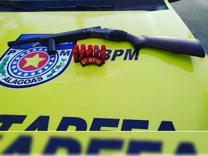 Homem armado ameaça moradores de São Luís do Quitunde e acaba preso