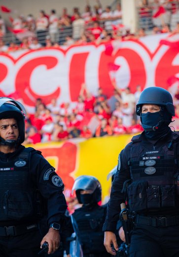 PM mobiliza cerca de 180 policiais para partida entre CRB e Vitória