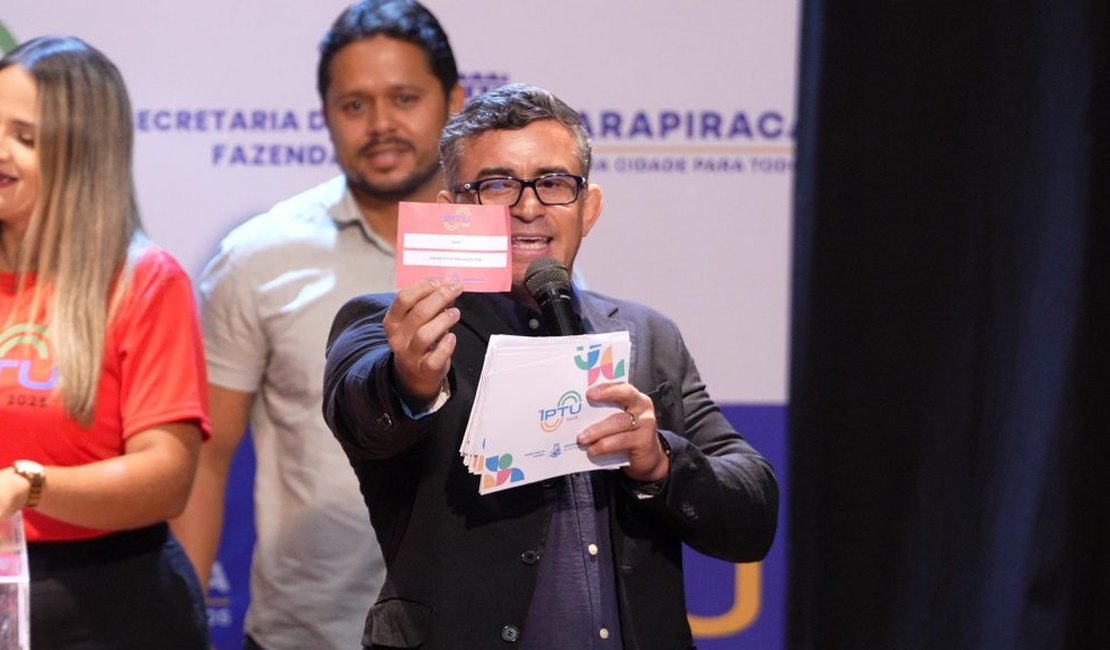 Prefeitura realiza, nesta quinta (16), 2º sorteio do IPTU Premiado 2025