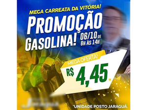 Posto de gasolina é investigado por propaganda irregular associada a candidato