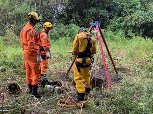 Cadáver é encontrado dentro de poço com 45 metros de profundidade