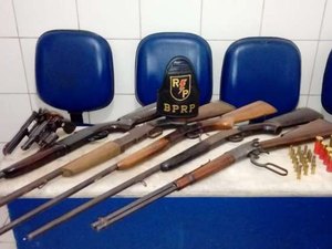 Polícia Militar apreende várias armas em barraco no Cidade Sorriso I