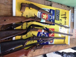 Polícia apreende cinco espingardas na Zona Rural de São Miguel dos Campos