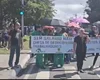 [Vídeo] Trabalhadores do Hospital Veredas voltam a bloquear Av. Fernandes Lima