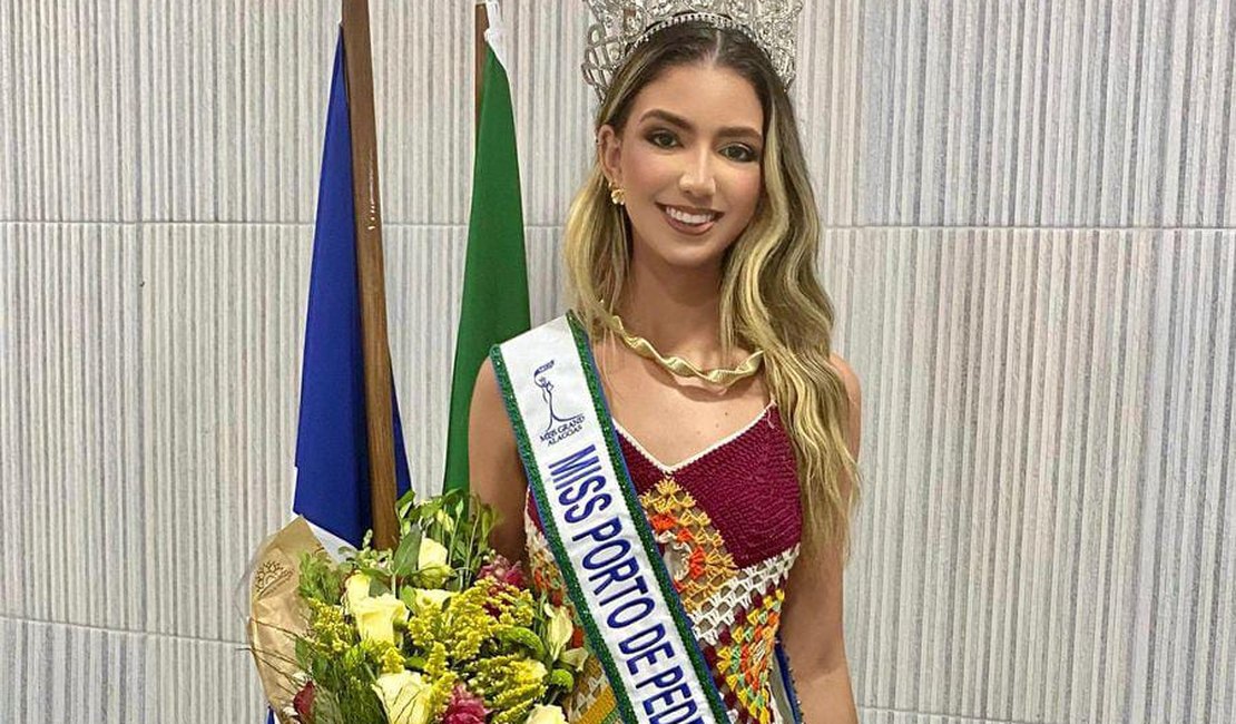 Jovem professora é coroada Miss Grand de Porto de Pedras