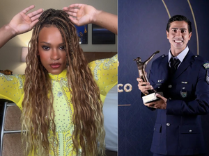 Rebeca Andrade e Caio Bonfim vencem Troféu Rei Pelé