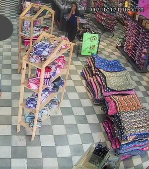 Mulher é presa em flagrante por furto de perfumes em loja do Centro de Arapiraca