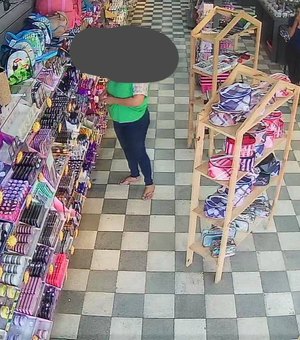 Mulher é presa em flagrante por furto de perfumes em loja do Centro de Arapiraca