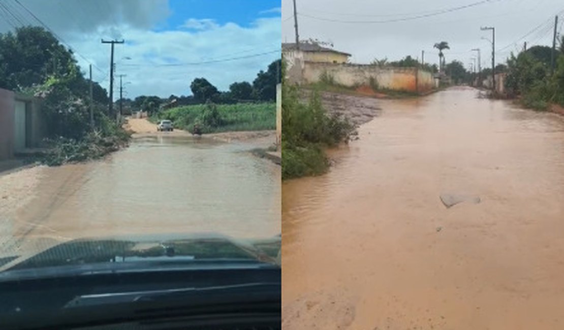 [Vídeo] Moradores denunciam esgoto a céu aberto em estrada da zona rural de Arapiraca