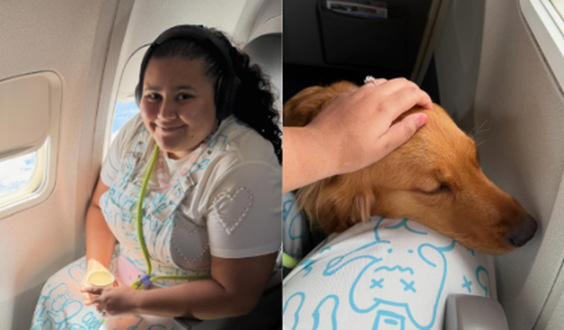 Estudante autista compra nova passagem e consegue embarcar com cão de serviço