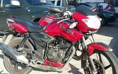 Motocicleta sequestrada foi apreendida