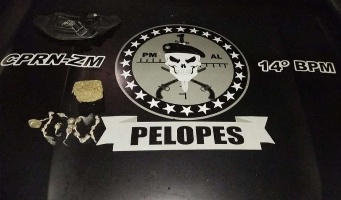 Traficante paulista é preso com drogas ao chegar no município de Campestre