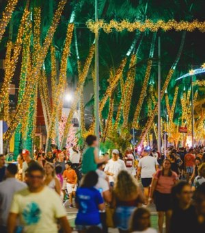 Iluminação cênica do Natal de Todos Nós, em Maceió, segue até quinta (15)