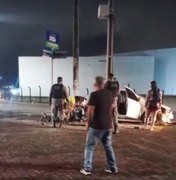 Acidente deixa motociclista ferido e condutor embriagado é preso no Benedito