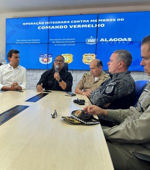 Sobe para 12 o número de presos do Comando Vermelho durante operação em AL