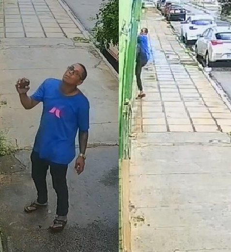 Homem invade residência e é flagrado por câmeras no bairro do Jaraguá, em Maceió