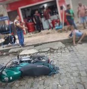 [ Vídeo] Motoqueiro sofre tentativa de homicídio após briga de trânsito