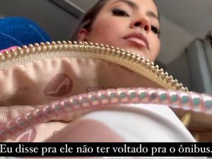 [Vídeo] Digital influencer denuncia importunação sexual sofrida dentro de ônibus interestadual