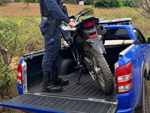 Moto de marchante vítima de latrocínio é achada em Palmeira dos Índios