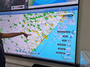 Semarh alerta para chuvas em todas as regiões do Estado
