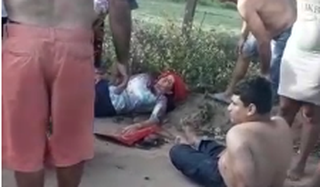 [vídeo ] Acidente entre duas motocicletas deixa três pessoas feridas em São Sebastião 