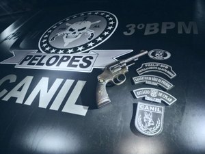 Jovem é preso com revólver calibre 32, em Craíbas